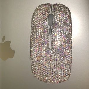 Rhinestone Silent Click Mouse